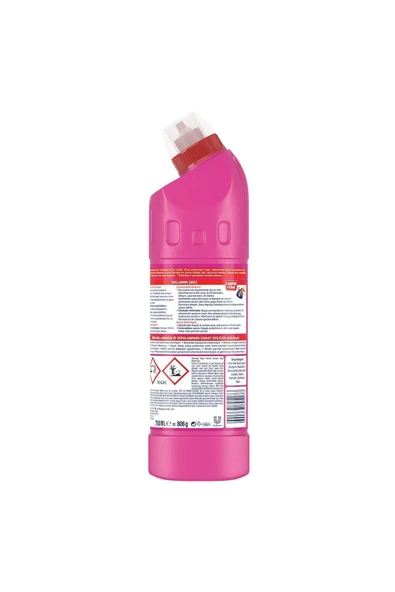 Çamaşır Suyu Pembe Güç 750 ml 6 Adet - Resim 4