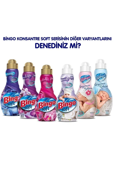 Soft Konsantre Çamaşır Yumuşatıcısı Lovely 1440 ml Ekonomi Paketi 6'lı - 7