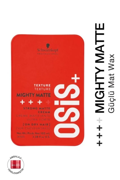 OSİS Osıs+ Mıghty Matte Güçlü Tutucu Wax 85ml.