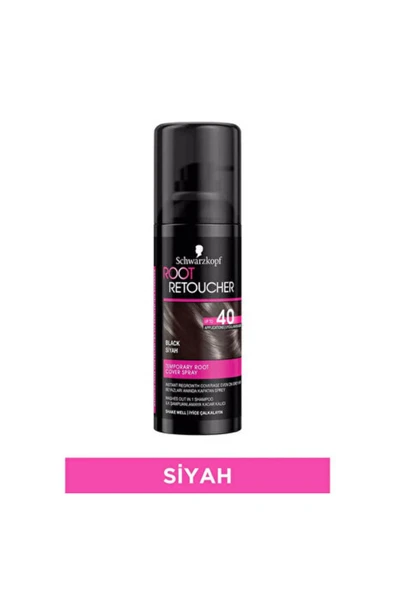 SCHWARZKOPF Root Retoucher - Black - 100 ml - Resim 2
