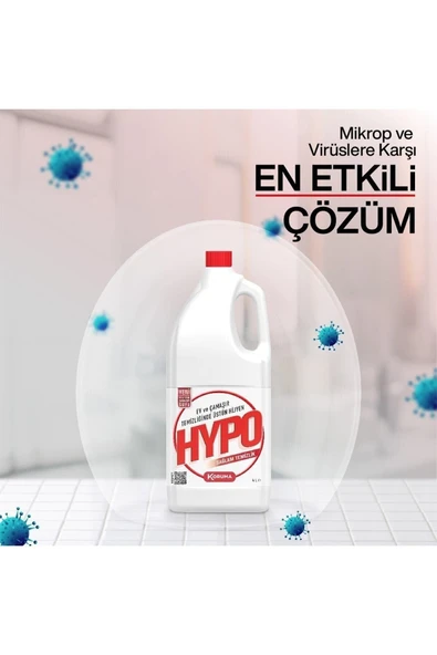 Hypo Çamaşır Suyu 4000 Ml - 4`lü Paket - Resim 4