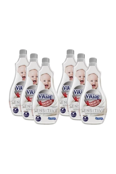 Yumuşatıcı Konsantre Sensitive 1.440ml 60 Yıkama X 6 Adet