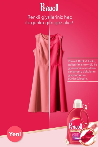 Perwoll Renkliler Için Hassas Sıvı Çamaşır Deterjanı 6 X 2970 lt - Resim 6