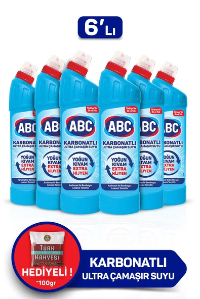 Karbonatlı Ultra Çamaşır Suyu 750 ml 6'lı ürün görseli 1