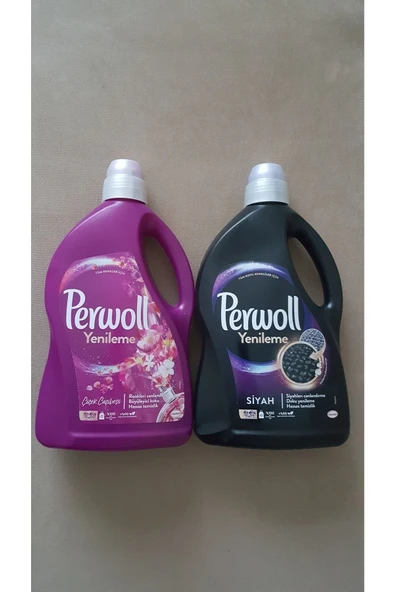 Siyah Sıvı Deterjanı 2,97 lt + Perwoll Çiçek Cazibesi 2,75 lt