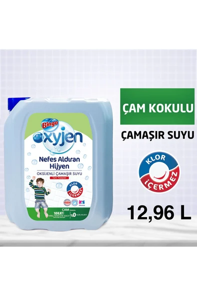 Oksijen Çamaşır Suyu 3,24 Lt Çam Kokulu 4'lü