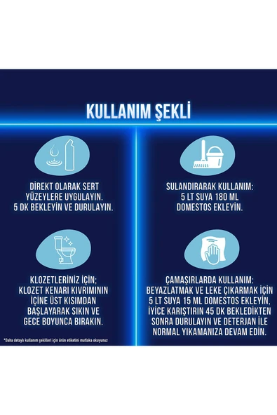 Yoğun Kıvamlı Çamaşır Suyu Kar Beyazı Maksimum Hijyen 750 ml 6 Adet - 6