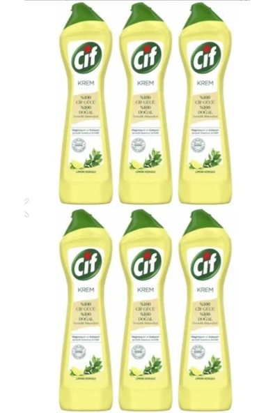 Krem Limon Kokulu 500 ml X 6 Adet