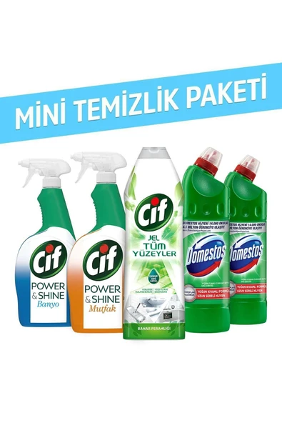 Cif +  Domestos Temizlik Paketi