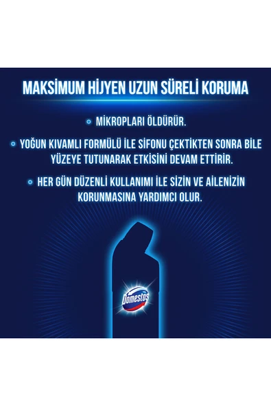 Yoğun Kıvamlı Çamaşır Suyu Dağ Esintisi Maksimum Hijyen 750 ml 6 Adet - 5
