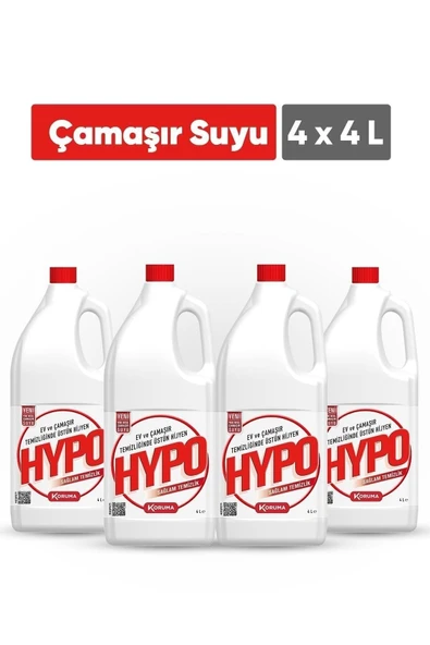 Hypo Çamaşır Suyu 4000 Ml - 4`lü Paket