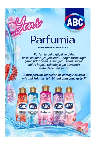 Parfumia Konsantre Çamaşır Yumuşatıcısı Romantik Gül 4 X 1440 ml - 2