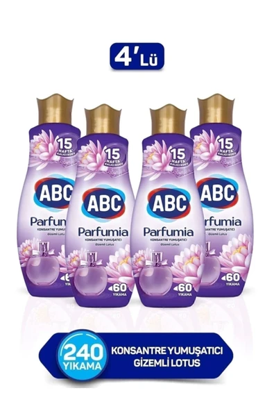 Parfumia Gizemli Lotus Konsantre Yumuşatıcı 4 X 1140 ml