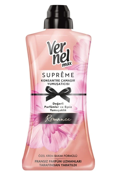 Perwoll Hassas Bakım Sıvı Çamaşır Deterjanı 2x54 Yıkama (Siyah & Renkli) + Vernel Max 1200ml Supreme Romance - Resim 2