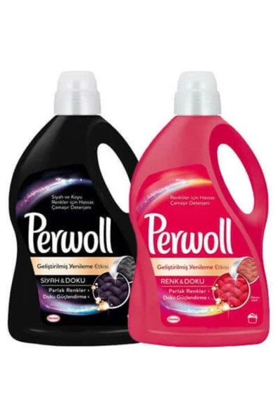 Siyah 4l + Renkli 4l Hassas Sıvı Deterjan