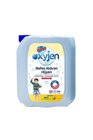 2'li Bingo Çamaşır Suyu Oxygen 3240 ml. Limon Kokulu