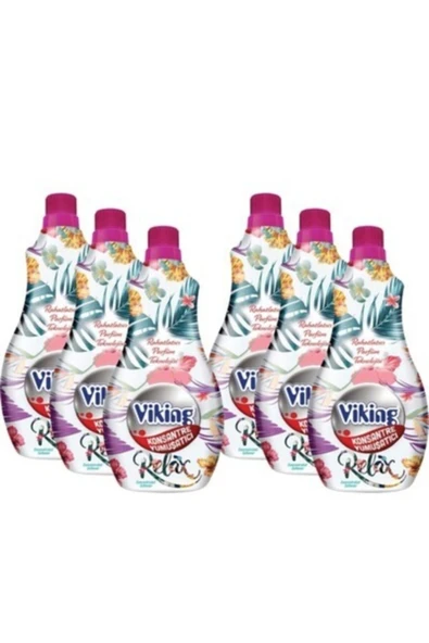 Yumuşatıcı Konsantre Relax 1.440ml 60 Yıkama X6 Adet