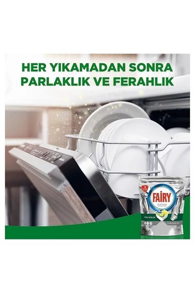 Fairy Platinum 50'li Yıkama Bulaşık Makinesi Deterjanı Tablet - Resim 6