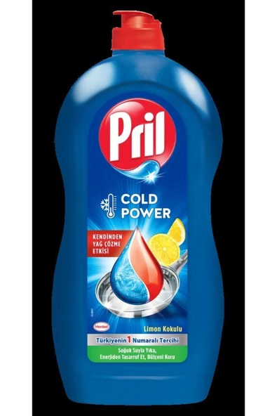 Pril Elde Yıkama Sıvı Bulaşık Deterjanı 4 x 1350g Limon 5+ Etki - Resim 2