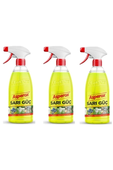 Sarı Güç Çok Amaçlı Ultra Yağ Çözücü  3 Adet 1000 ml
