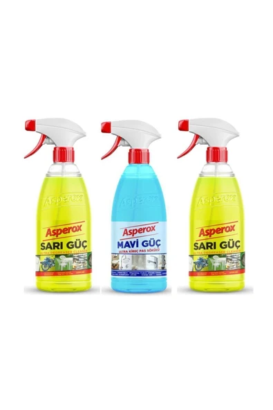 Ultra Sarı Güç Yağ Sökücü 1 Lt X2 Adet & Mavi Güç 1 Adet ürün görseli 1