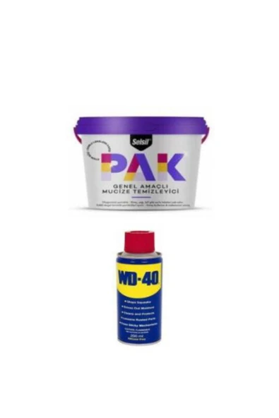 Pak Çok Amaçlı Genel Temizleyici + Wd-40 Yağlayıcı Ve Pas Sökücü Sprey ürün görseli 1