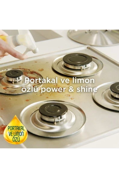 Power Shine Mutfak Ultra Yağ Çözücü Sprey 750 ml 3 Adet - 6