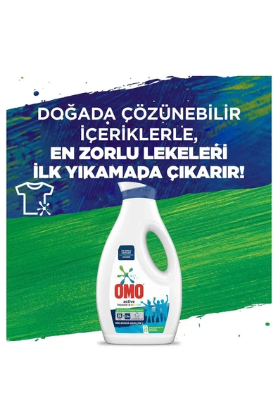 Evde Temizlik Paketi Krem Amonyak750 Ml+domestos 750ml+d2+ Jel 750 Ml+omo Sıvı Active 1690ml - 4