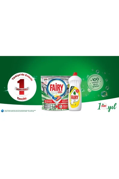 Fairy Sıvı Deterjan Limon 650 ml X 2 Adet - Resim 5