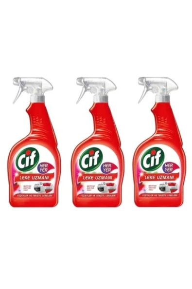 Her Yer Leke Uzmanı Sprey 3 X 750 ml