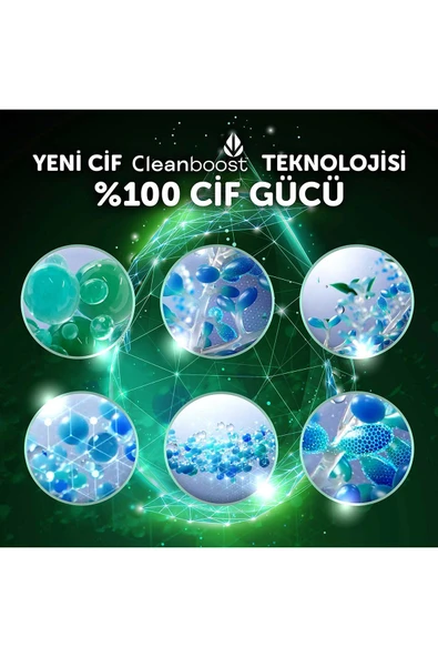 Tüm Yüzeyler Için Jel Yüzey Temizleyici Leke Çıkarıcı, Yağ Çözücü Bahar Ferahlığı 750 Mlx4 - 6