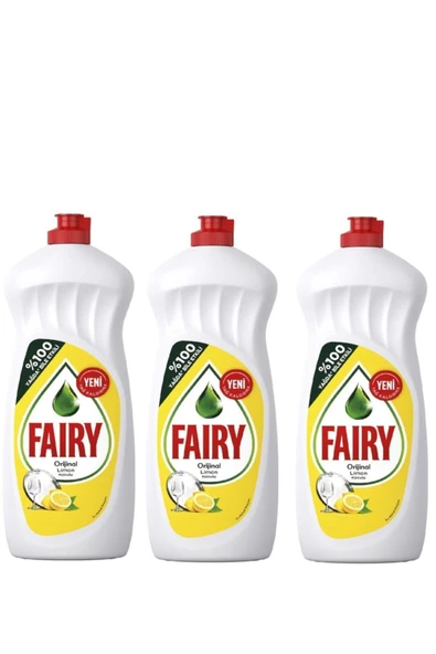 Fairy Sıvı Bulaşık Deterjanı Limon 650 ml X 3 Adet ürün görseli 1