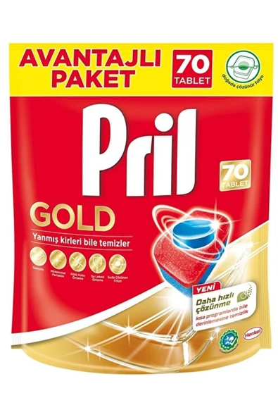 Marka: Bulaşık Makinesi Deterjanı Gold 70 Tablet Kategori: Bulaşık Makinesi Deterjanı