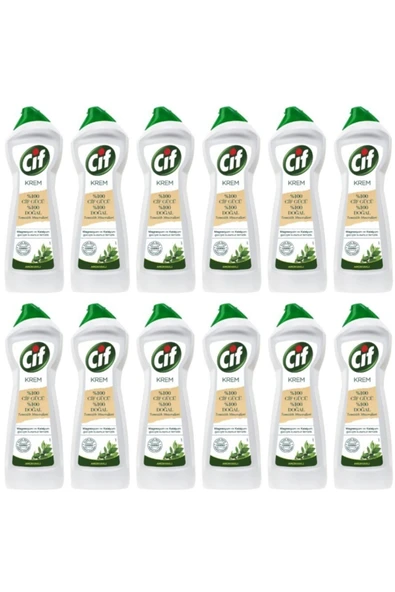 Krem Temizleyici Amonyaklı 750 ml 12 Adet