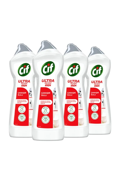 Krem Yüzey Temizleyici Çamaşır Suyu Katkılı Ultra Hijyen 675 ml 4 Adet - 2