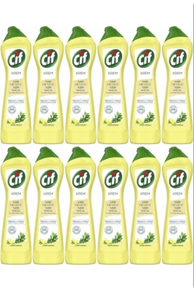 Krem Limon Kokulu 500 ml X 12 Adet - Resim 2