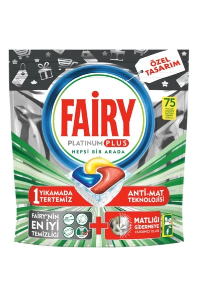 Platinum Plus 75 Yıkama Bulaşık Makinesi Deterjanı Kapsülü Özel Seri - 5