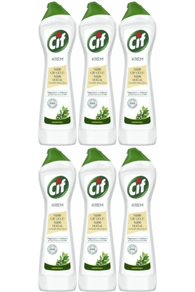 Krem Temizleyici Amonyaklı 500 Ml 6 Adet - 1