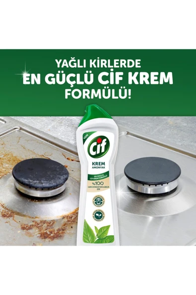 Fairy Sıvı Bulaşık Deterjanı 2600 ml + Domestos Çamaşır Suyu 750 ml + Cif Krem 750ml - Resim 3