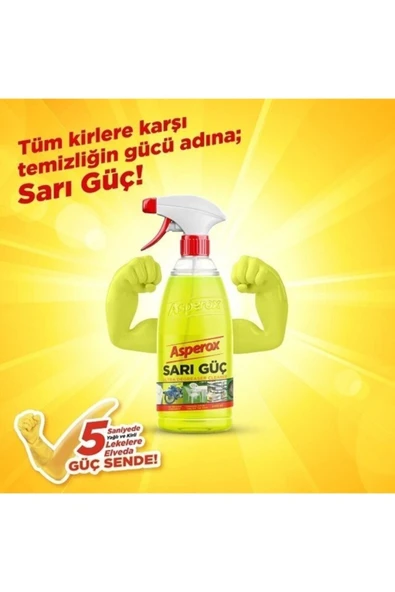 Sarı Güç Yağ Çözücü Sprey Promosyon 2 Adet X 1000ml (Toplam 2000 ml) - 3
