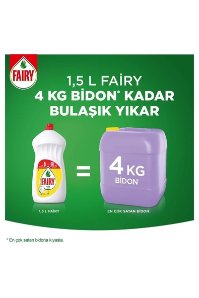 Fairy Sıvı Bulaşık Deterjanı Limon 650 ml X 3 Adet - Resim 2