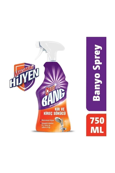 Banyo Ve Mutfak Temizleyici Yağ Çözücü Ve Kireç Sökücü Sprey Set (2X750 ML) - 3