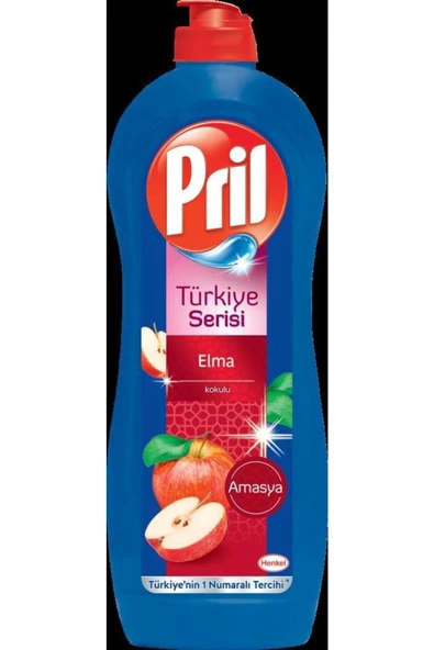 Pril Elde Yıkama Sıvı Bulaşık Deterjanı 4 x 675g Türkiye Serisi (Portakal + Elma + Nane + Limon) - Resim 4