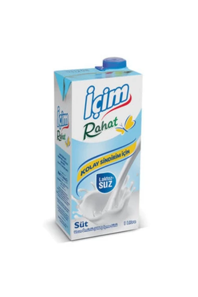 İçim Rahat Laktozsuz Süt 1 L x 10 Adet ürün görseli 1