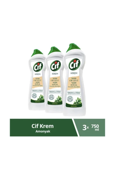 Krem Amonyak 750 ml X 3 Adet