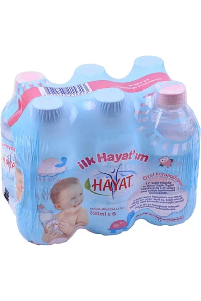 hayat bebek suyu Doğal Mineralli Bebek Suyu 24 Lü x330 Ml