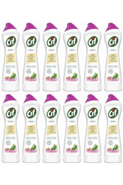 Krem Temizleyici Müge Çiçeği Ve Frezya 500 Ml 12 Adet