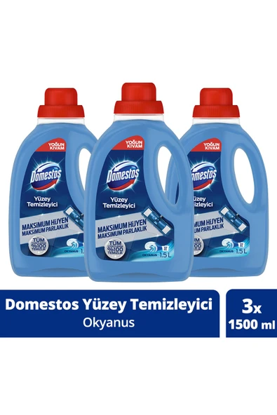 Yüzey Temizleyici Okyanus 1500 ml 3 Adet ürün görseli 1