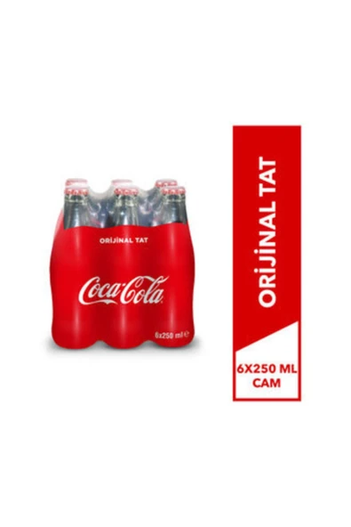 6X250 ml Cam Şişe