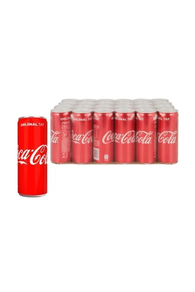 Coca Cola 200 ml Kutu 24 Adet - Resim 2